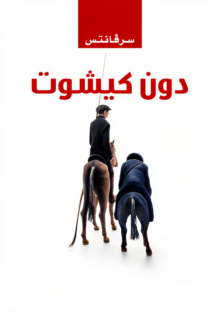 Arabic literature book cover on a Kindle device