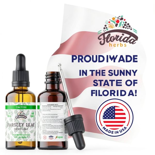 Organic Parsley Tincture Florida Herbs Hormone Free Gluten-4