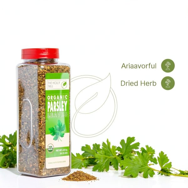 Organic Parsley Flakes Holly Tree USDA Herb-1