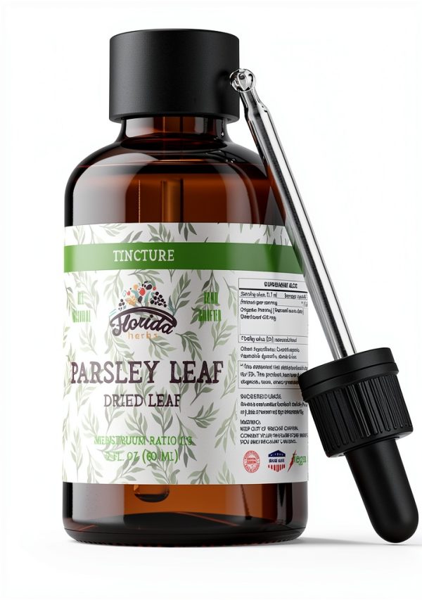 Organic Parsley Tincture Florida Herbs Hormone Free Gluten-0