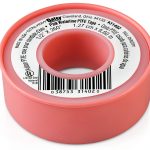 Oatey 31402D Water-Line Thread Seal Tape, 260 in L X 1/2 in W, 0.003 in T, PTFE Backing, Pink, -450 to 500 Deg F, 1/2-Inch x 260-Inch-0