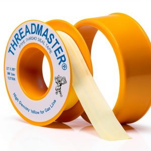 Yellow Gas Pipe Thread Sealant Tape Tapewell 260in 1/2in Width-0