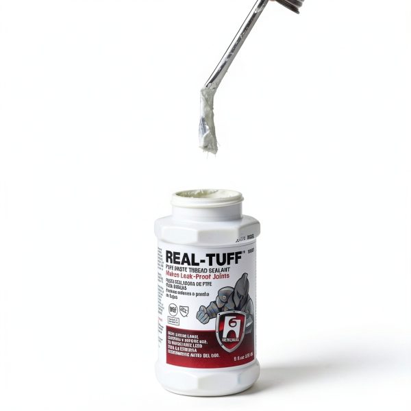 Hercules Real Tuff Heavy Duty PTFE Pipe Thread Sealant White 8 oz-2