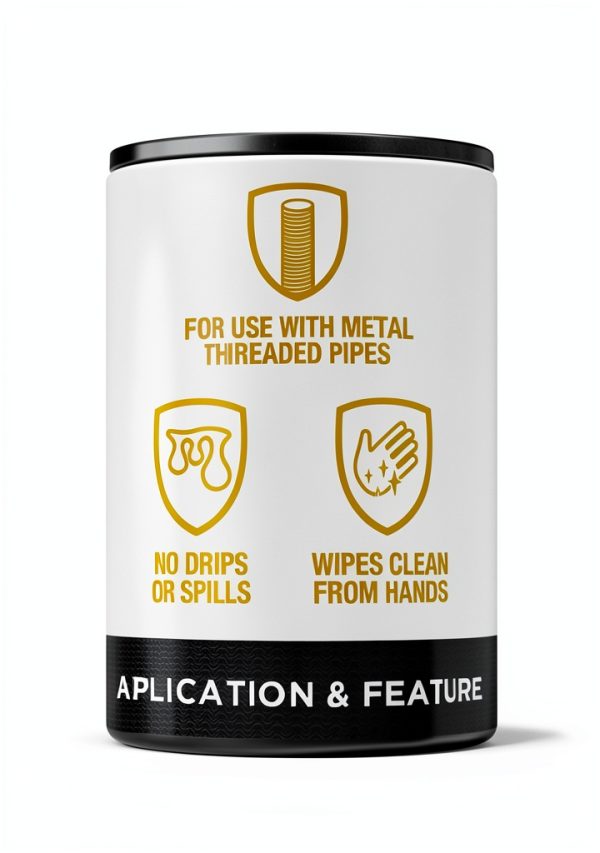Hercules Real Tuff Heavy Duty PTFE Pipe Thread Sealant White 8 oz-3