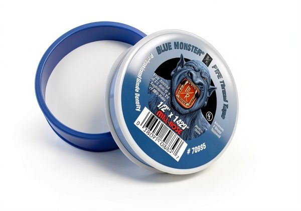 Mill-Rose 70885 Blue Monster PTFE Pipe Thread Sealant Tape, 1/2-Inch x 1429-Inches, Blue-3