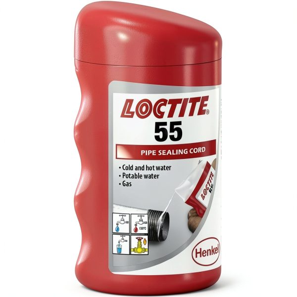 Loctite 55 Pipe Sealing Thread Cord - Water and Gas Leak Fix, 150 m-2
